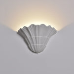 Marina Shell Wall Sconce – Sculptural Coastal Light in White