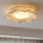 Marisca Flush Mount Ceiling Light – Modern Fabric LED Ceiling Lamp for Bedroom & Living Room
