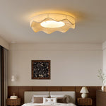 Marisca Flush Mount Ceiling Light – Modern Fabric LED Ceiling Lamp for Bedroom & Living Room