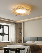Marisca Flush Mount Ceiling Light – Modern Fabric LED Ceiling Lamp for Bedroom & Living Room
