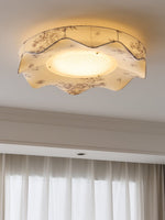 Marisca Flush Mount Ceiling Light – Modern Fabric LED Ceiling Lamp for Bedroom & Living Room