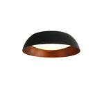 Marlow Shadow Ceiling Lamp – Modern Flush Mount LED Light in Matte Black