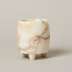 Marlowe Sculptural Marble Candle Holder for Ambient Interiors
