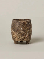 Marlowe Sculptural Marble Candle Holder for Ambient Interiors