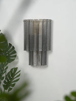 Marlowe Wall Sconce in Smoke Grey Glass and Gold Metal