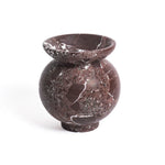 Marrow Sculptural Marble Vase for Refined Interiors