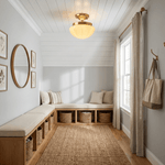 Marta Mini Pendant Light – Art Deco Glass Ceiling Lamp