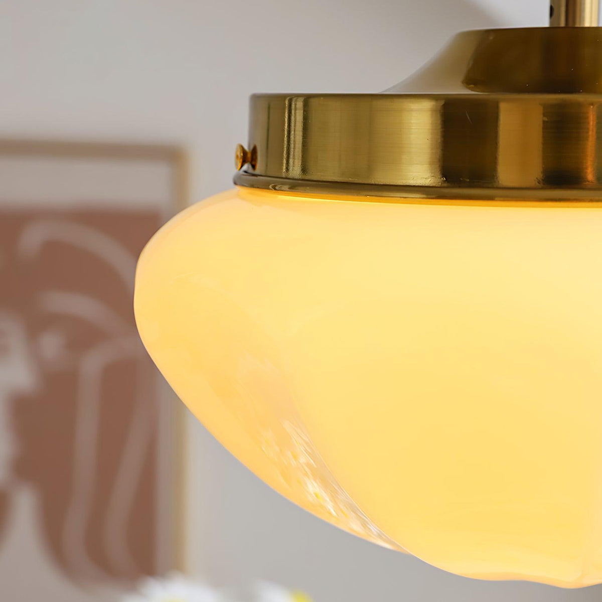 Marta Mini Pendant Light – Art Deco Glass Ceiling Lamp