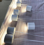 Modular Pendant Chandelier with Matte Lacquered Cables, 1-12 Lights