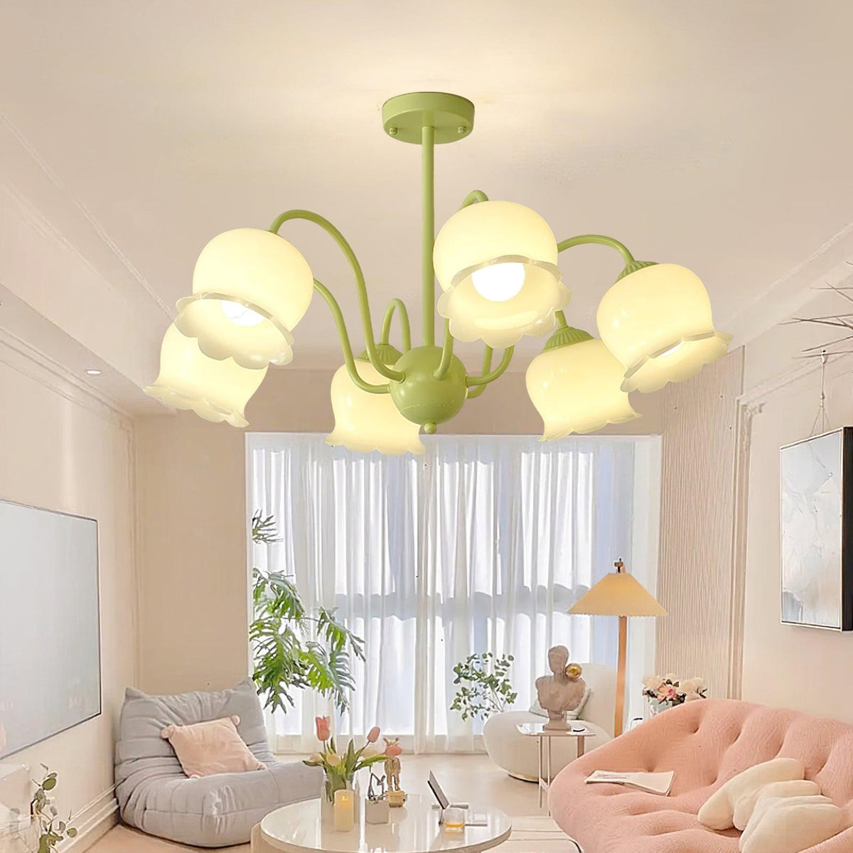 matcha-resin-flower-chandelier