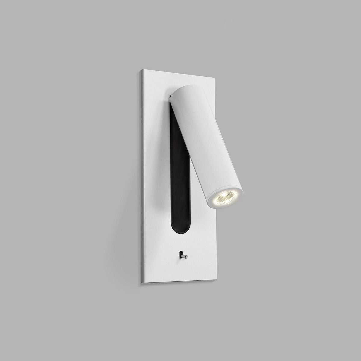 Folded Back LED Wall Sconce for Bedside Reading
