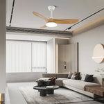 Virelo Ceiling Fan Light with LED – 42" & 52" Wood Grain Blades