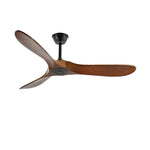 Aero Breeze Ceiling Fan — Sculpted Wood Blades & Whisper-Quiet DC Motor