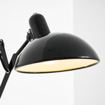 Maxon Adjustable Spring Wall Sconce in Glossy Black