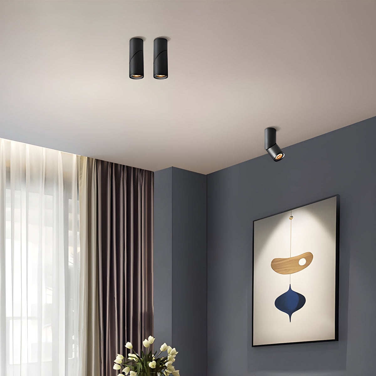Maxwell Pivot Surface Downlight – Modern LED Ceiling Spotlight