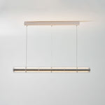 Mcdade Segmented Glass Linear Chandelier – Modern LED Pendant Light for Dining Room and Kitchen Island