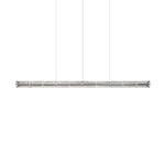 Mcdade Segmented Glass Linear Chandelier – Modern LED Pendant Light for Dining Room and Kitchen Island