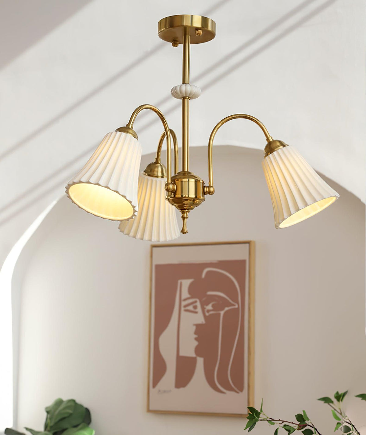 medieval-ceramic-trumpet-chandelier