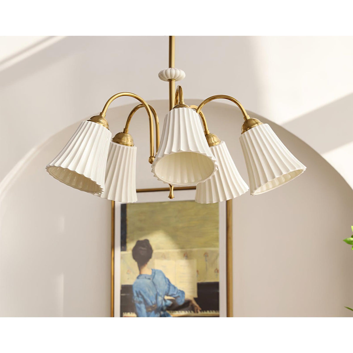 medieval-ceramic-trumpet-chandelier