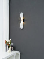 Melange Elongated Alabaster Wall Lamp