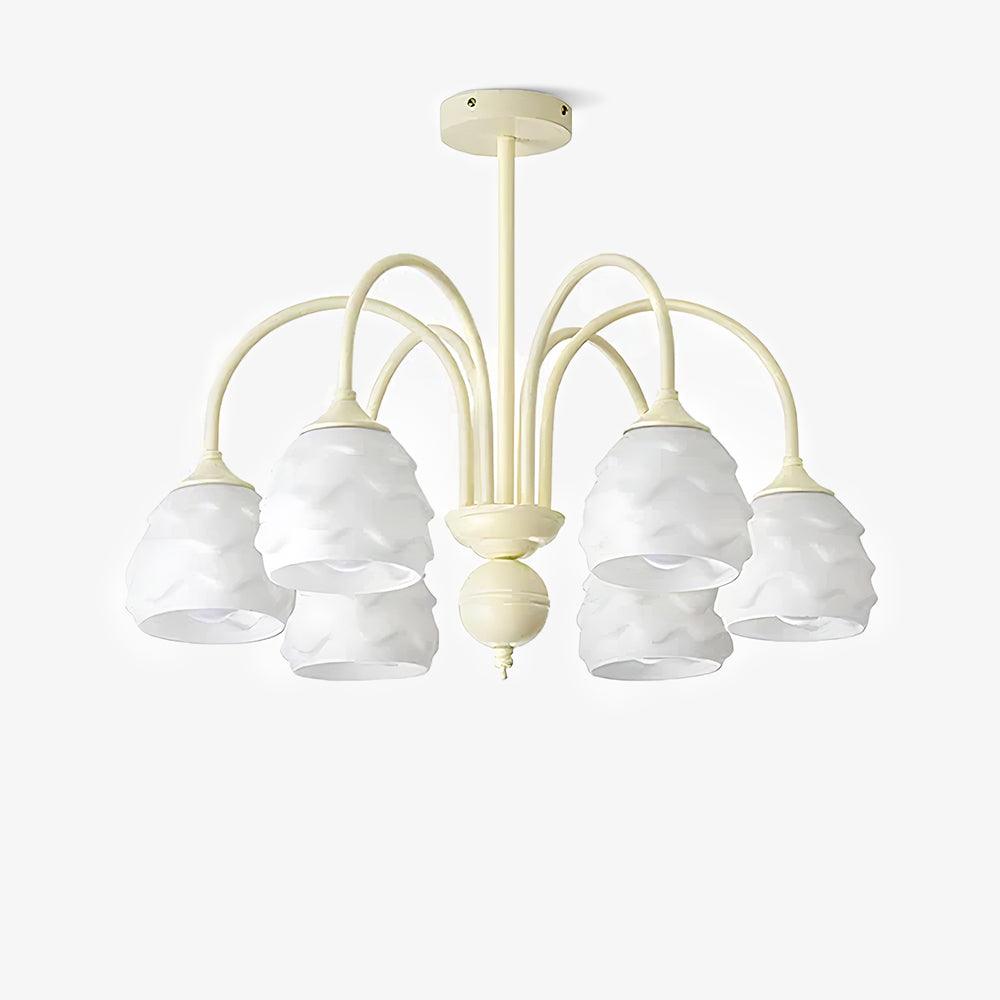 Artisan Glass Ice Cream Chandelier for Modern Interiors