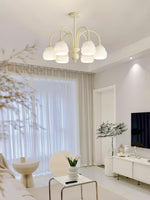 Artisan Glass Ice Cream Chandelier for Modern Interiors