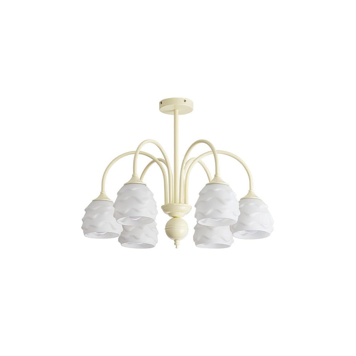 Artisan Glass Ice Cream Chandelier for Modern Interiors