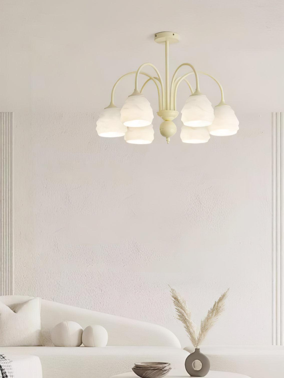 Artisan Glass Ice Cream Chandelier for Modern Interiors