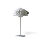 Meni Sculptural Table Lamp with Crystal Buds and LED Light
