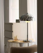 Meni Sculptural Table Lamp with Crystal Buds and LED Light