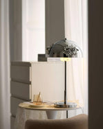 Meni Sculptural Table Lamp with Crystal Buds and LED Light