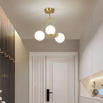 Meniscus Glass Ball Ceiling Lamp