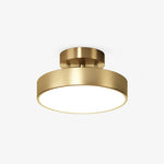 Meridian Rotatable LED Ceiling Light in Brass and Acrylic