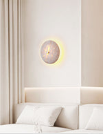 Mesa Travertine Wall Sconce – Modern Natural Stone LED Wall Light