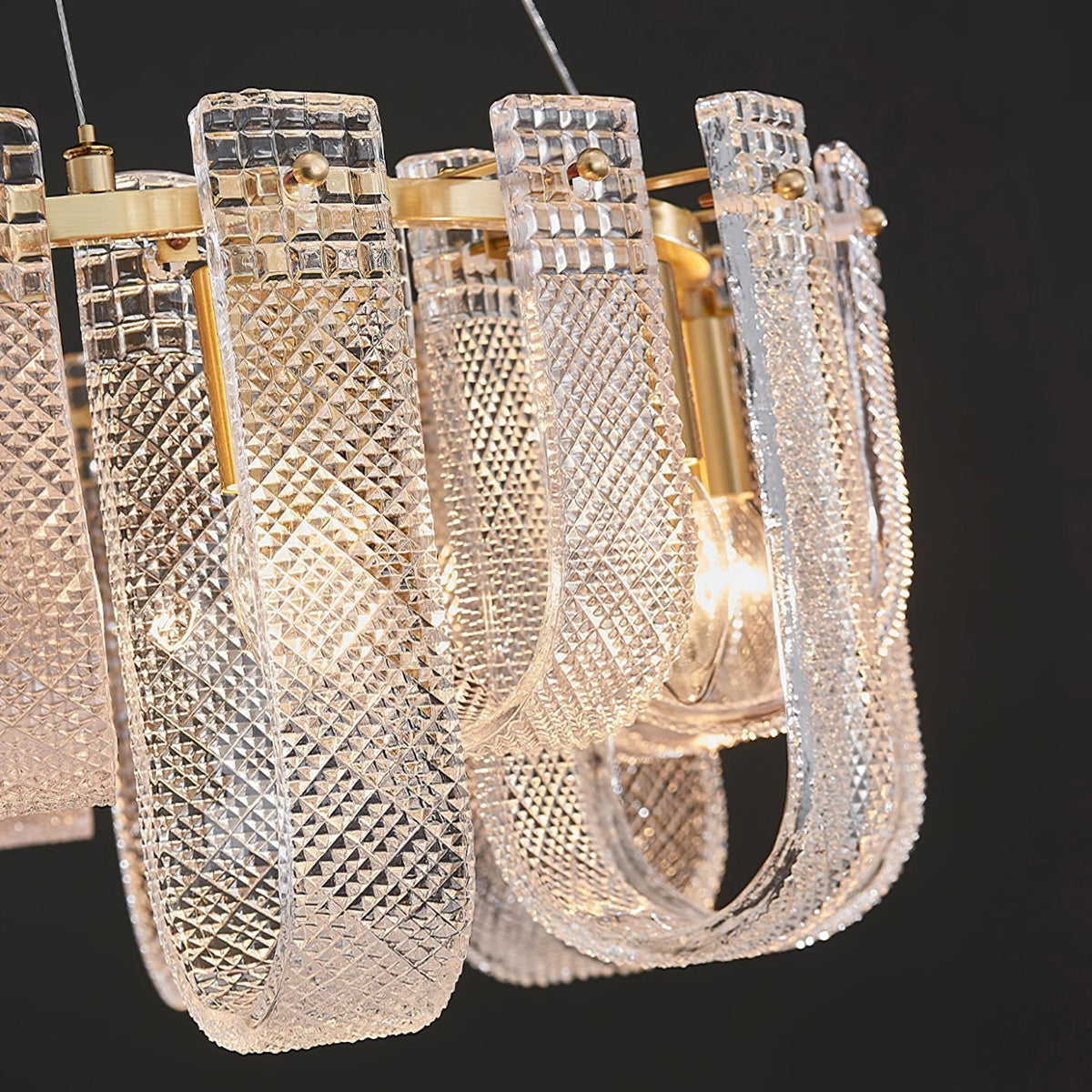 Mesh Glass Chandelier