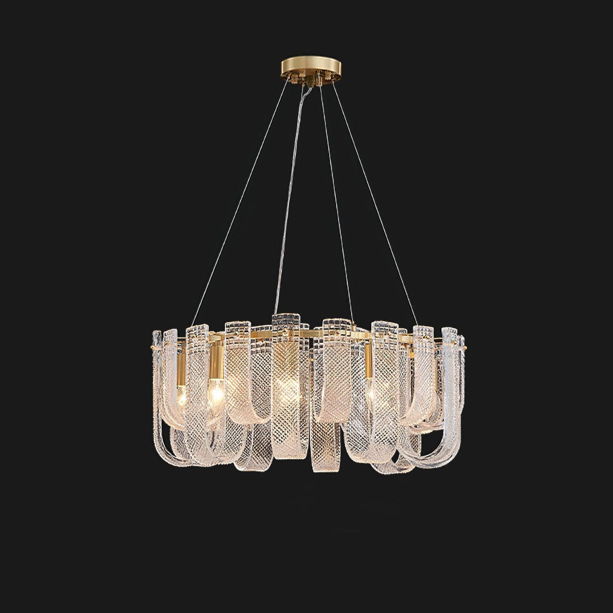 Mesh Glass Chandelier