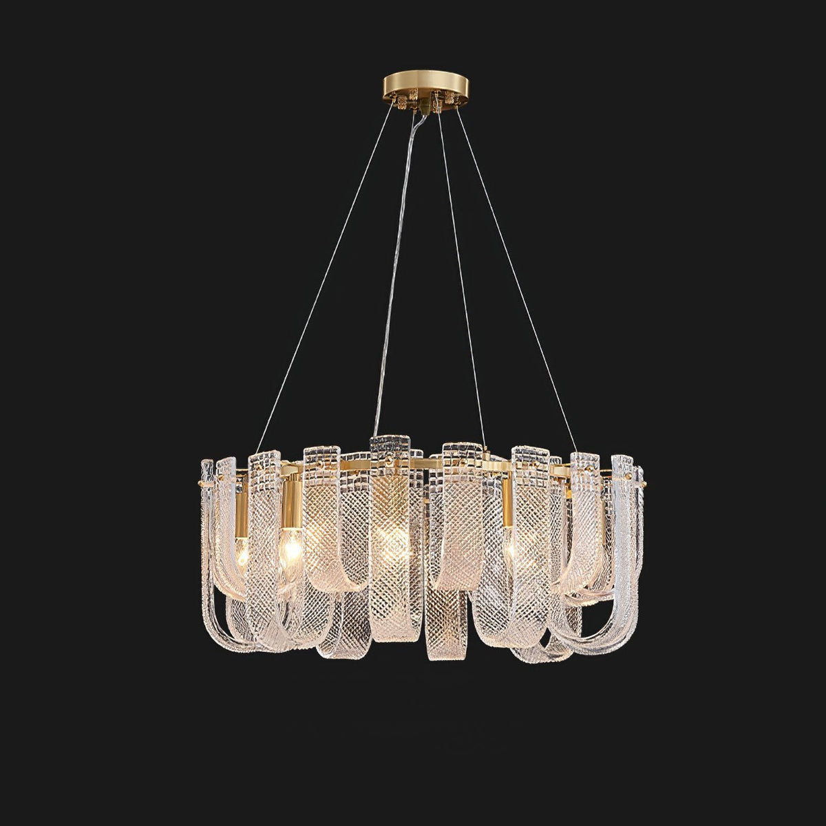 Mesh Glass Chandelier