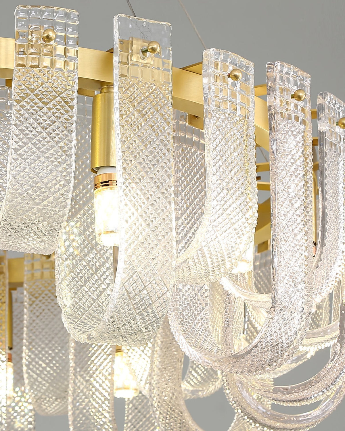 Mesh Glass Chandelier