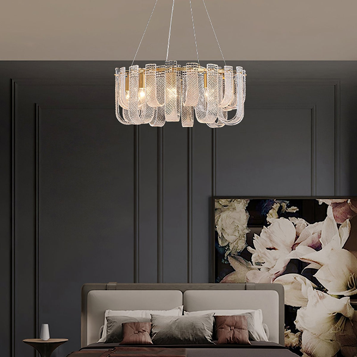 Mesh Glass Chandelier