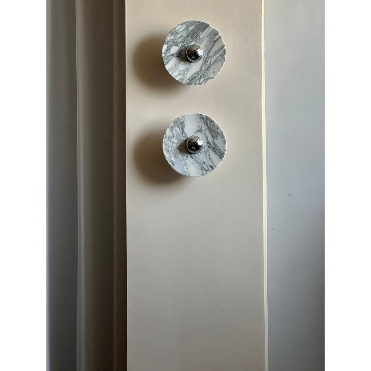 Messier Marble Wall Sconce with Touch Control | Modern LED Wall Light