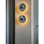 Messier Marble Wall Sconce with Touch Control | Modern LED Wall Light