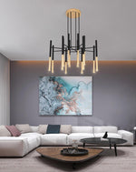 Metal Tubular Chandelier
