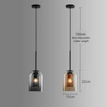 Double Glass Pendant Lamp