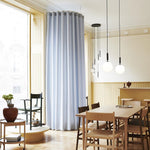 Scandiluxe Brass Pendant Light with Glass Shade – Modern Swag Ceiling Lamp