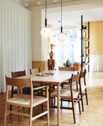 Scandiluxe Brass Pendant Light with Glass Shade – Modern Swag Ceiling Lamp