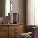 Miles Fluted Glass Table Lamp with Integrated LED