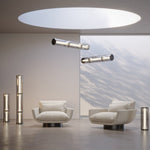 Miles Fluted Glass Table Lamp with Integrated LED