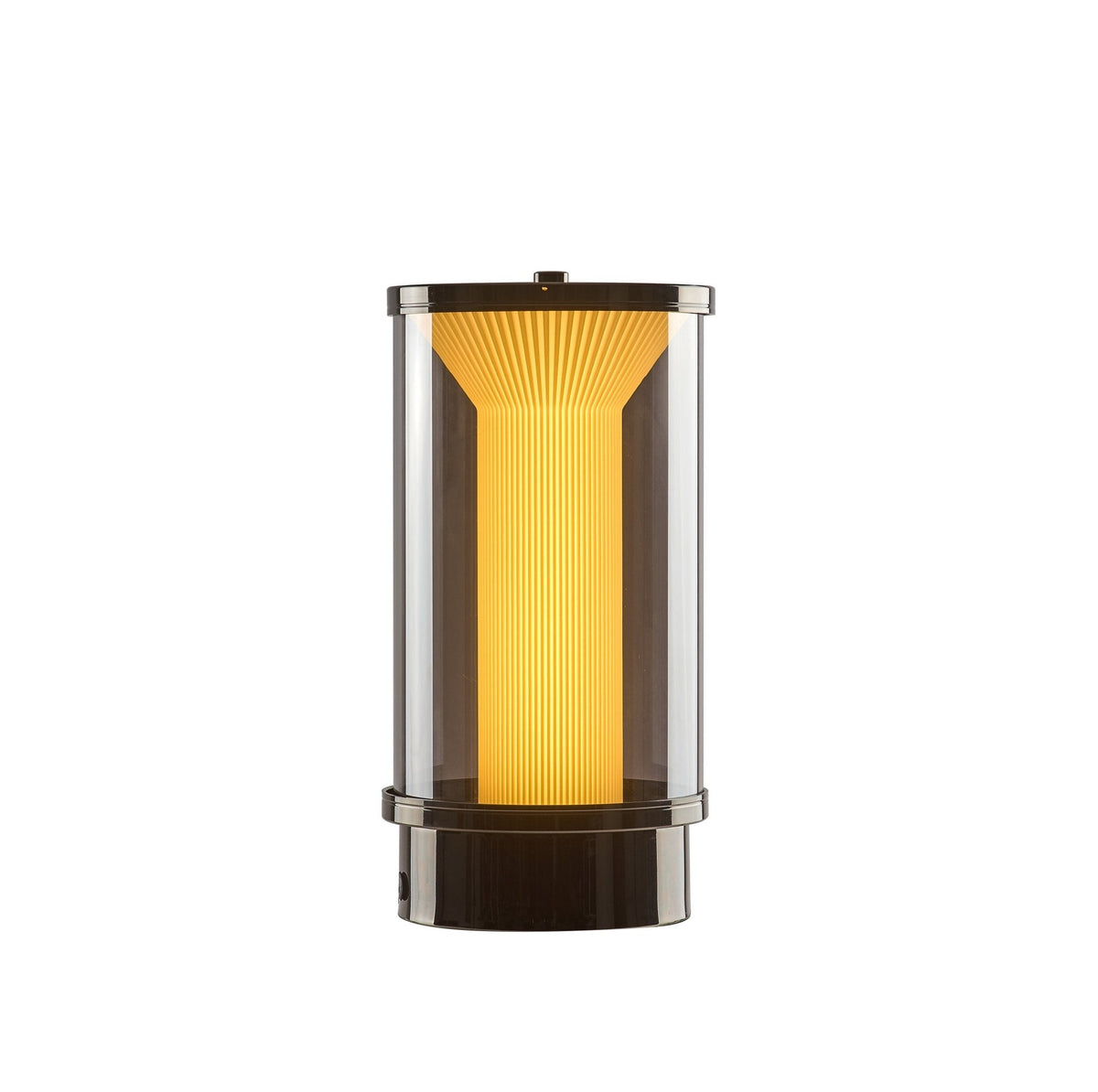 Miles Fluted Glass Table Lamp with Integrated LED
