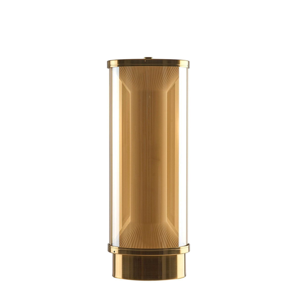 Miles Fluted Glass Table Lamp with Integrated LED
