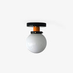 Milkball Glass Ceiling Lamp